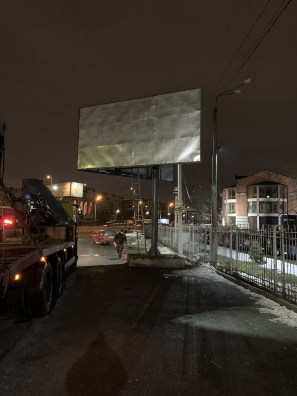 Билборд/Щит, Трассы, Київська область, вул. В. Кільцева, Софіївська Борщагівка ,вул. Київська(поруч з сервісним центром МВС) , в напрямку Києва, сторона А