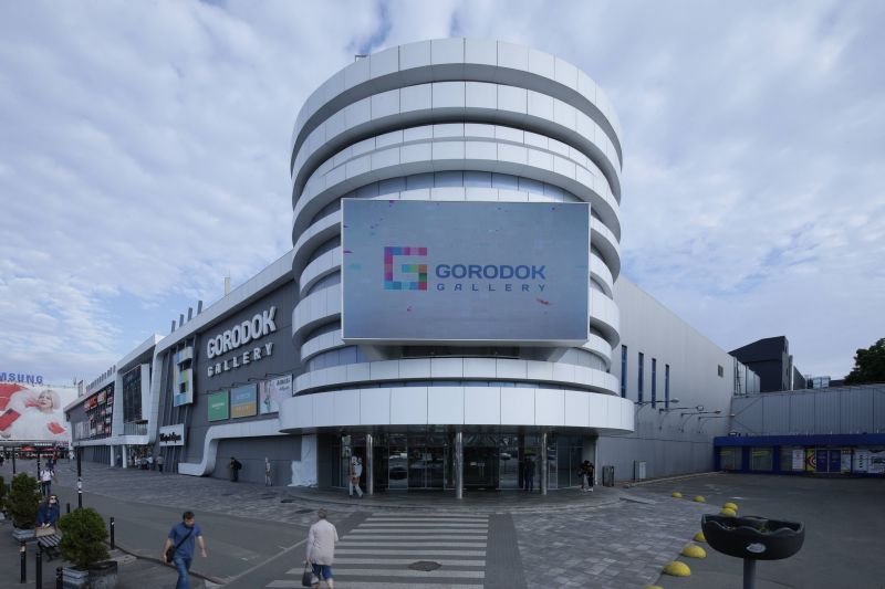 Led экран/Видеоборд, Киев, Г. Киев Фасад со стороны пр.та Бандеры 23 (Московский пр-т) Фасад со стороны пр.та Бандеры Башня Стоимость указана за ролик 10 сек на 30 дней экспонирования