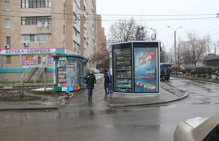 Скролл/Ситилайт, Харьков, пр. Гагарина, 176/3, Одесская, супермаркет Класс