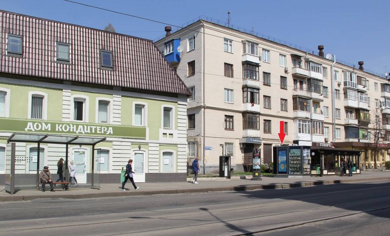 Скролл/Ситилайт, Харьков, пр. Московский, 55, остановка "ул. Богдана Хмельницкого"