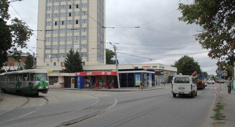 Скролл/Ситилайт, Харьков, ул. Большая Панасовская, 115, круг трамвая