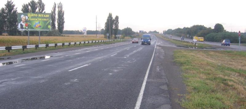 Билборд/Щит, Трассы, Смелянское шоссе, Дубиевский перекр. (в сторону г. Смела)