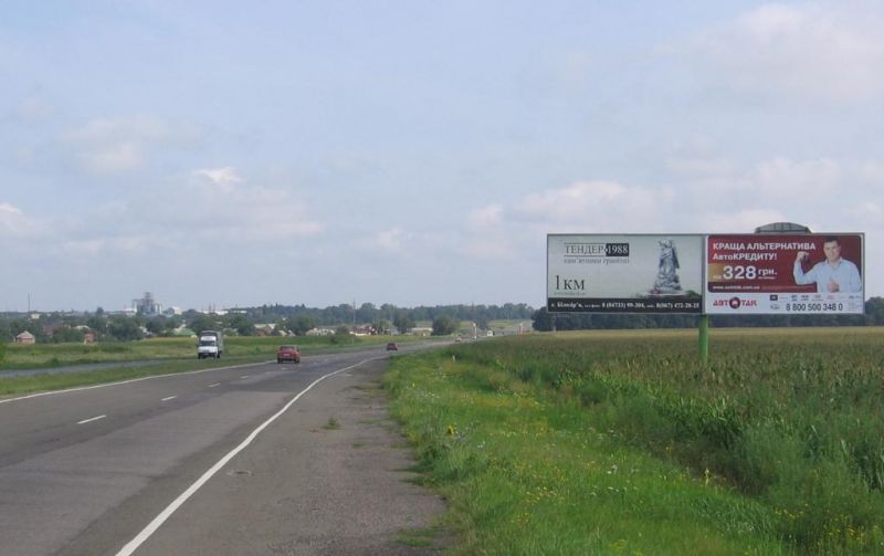 Билборд/Щит, Трассы, Смелянское шоссе, окружная (в сторону г. Черкассы)